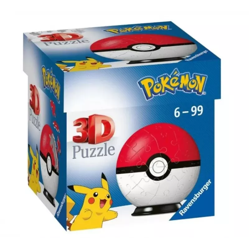 3D dėlionė Ravensburger 11256 54 vnt. Pokémon nuo 6 iki 99 metų