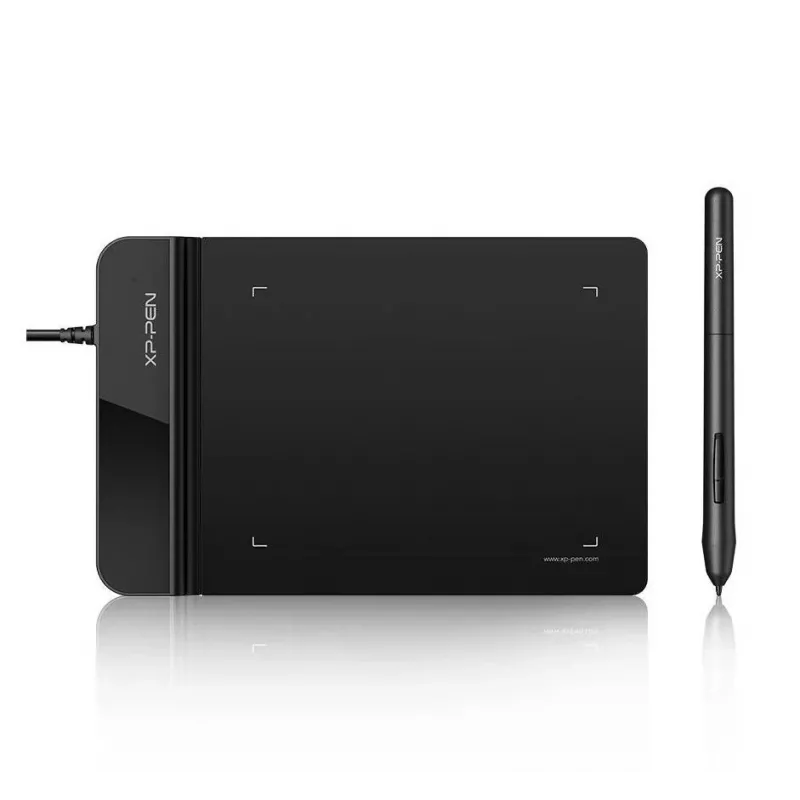 Grafinė piešimo planšetė XP-Pen Star G430S laidinė, 5080 lpi, 101,6 × 76,2 mm aktyvus plotas, juoda