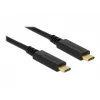 DeLOCK 83042 USB laidas USB 3.2 Gen 2 0,5 m USB C juodas