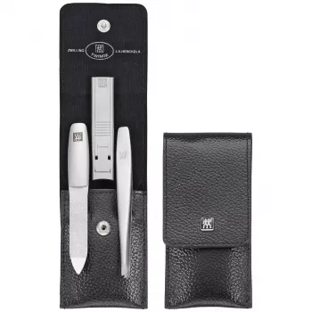 Manikiūro ir pedikiūro dovanų rinkinys ZWILLING 97119-004-0, juodas, nerūdijantis plienas, 4 vnt.