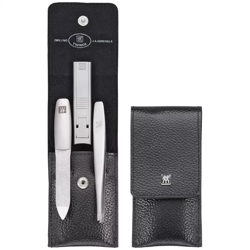 Manikiūro ir pedikiūro dovanų rinkinys ZWILLING 97119-004-0, juodas, nerūdijantis plienas, 4 vnt.