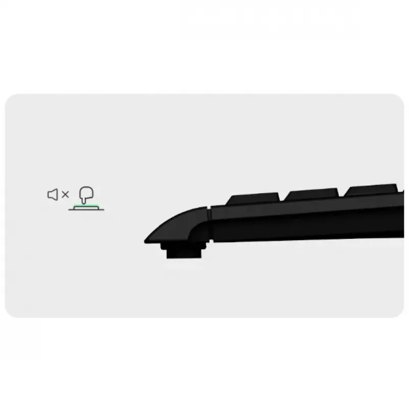 KeySonic KSK-5011ELC (DE) klaviatūra Namų USB QWERTZ Vokiška Juoda
