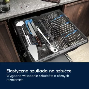Įmontuojama indaplovė Electrolux EEM43201L, siaura 45 cm, 10 vietų, 46 dB, inverteris