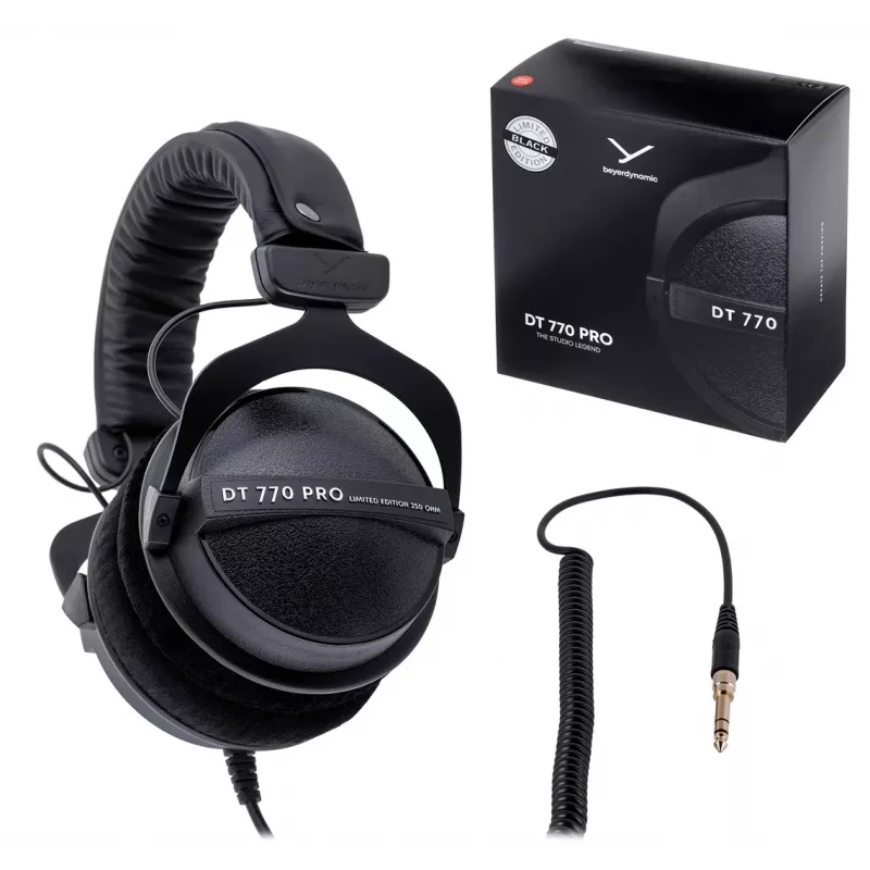 Ausinės Beyerdynamic DT 770 PRO 250 OHM Juoda Limited Edition
