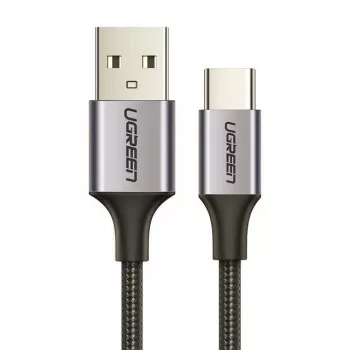 Ugreen USB-A/USB-C QC 3.0 3A 2m US288 kabelis (pilkas)