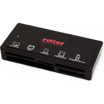 ROLINE USB3.2 Gen1 Multi Card išorinis juodas - kortelių skaitytuvas (15.08.6249)