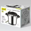 Greitpuodis Maestro MR-2901, 6 l, 22 cm skersmuo, sidabrinis, nelimpanti danga