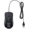 DICOTA - Pelė - dešiniarankiams ir kairiarankiams - Lazerinė - 3 mygtukai - Laidinė - USB - Juoda (D32011)