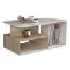 Topeshop PRIMA SON MIX kavos / šoninis / galinis staliukas, kavos staliukas, laisvos formos, 1 koja