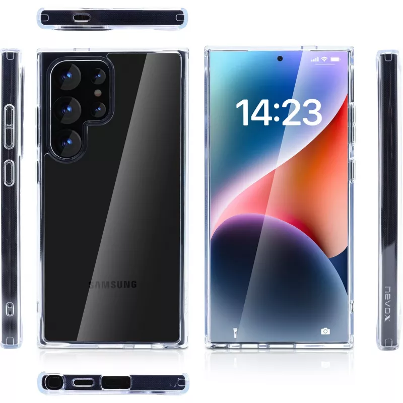 nevox StyleShell SHOCKFlex Galaxy S25 Ultra permatomas dėklas 6,8 col.