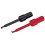 Bandomųjų zondų rinkinys Voltcraft 108542, 2 mm kištukas, CAT I, juoda ir raudona
