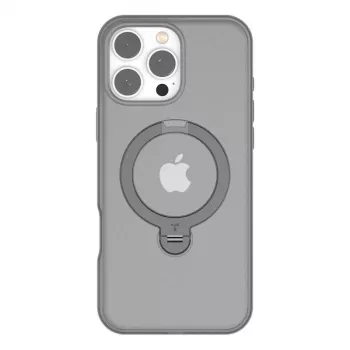 Torras UPRO OSTAND SPIN SERIES telefono dėklas, skirtas iPhone 16 Pro Max, Titanium Pilka
