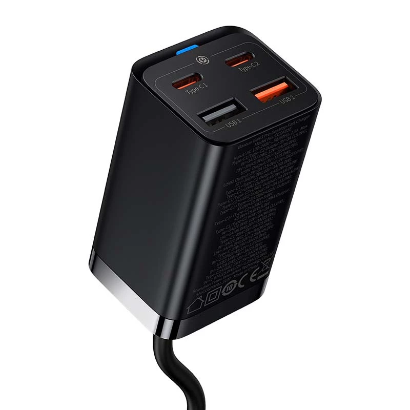 Pakrovėjas Baseus GaN3 Pro Mobilusis telefonas Planšetė Juoda AC Vidaus 15V 3A