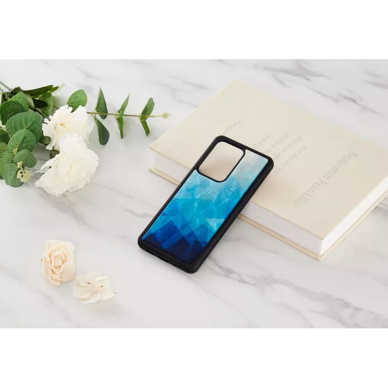 Apsauginis telefono dėklas iKins, skirtas Samsung Galaxy S20 Ultra, mėlynas ežeras / juodas
