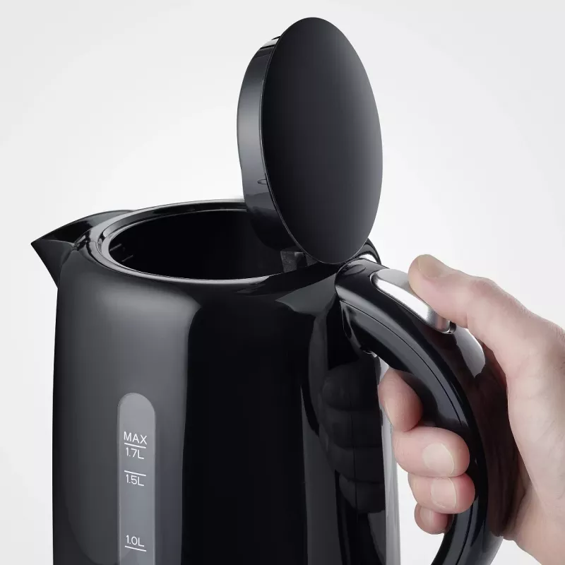 „Severin WK 4322“ elektrinis virdulys, 1,7 l, 2200 W, juodas