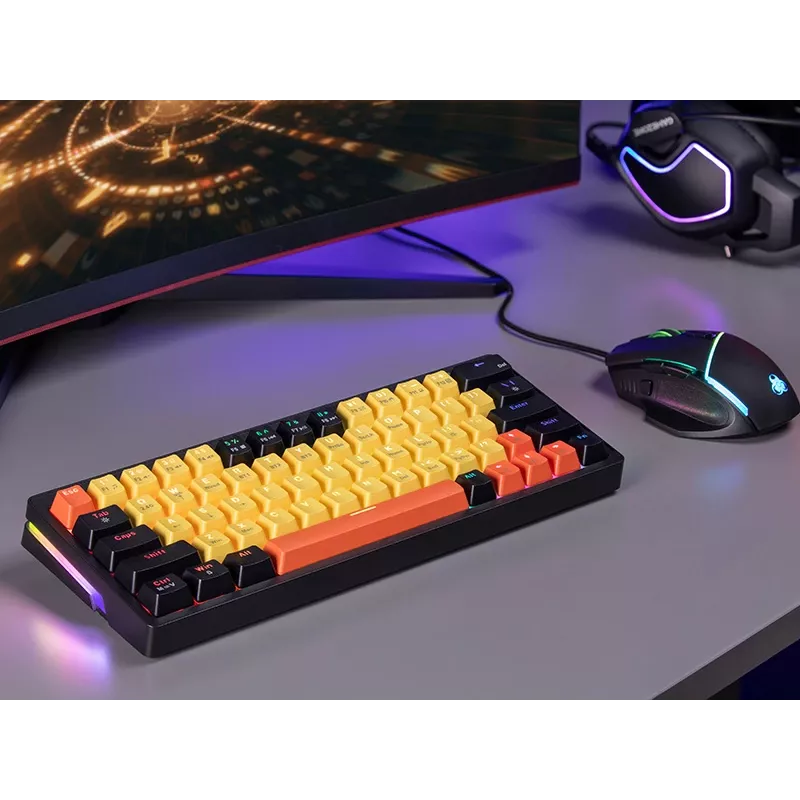 Mechaninė klaviatūra Tracer Gamezone EVO2 Hot Swap 63 (geltona)