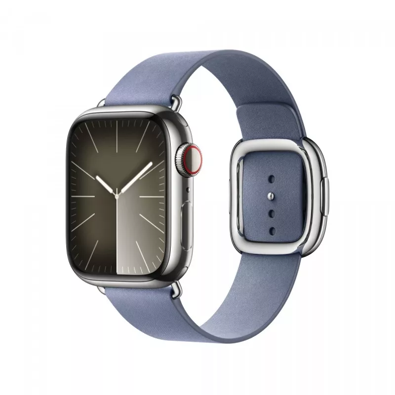Apple 41 mm levandų mėlynos spalvos moderni sagtimi juosta M dydžio išmaniojo laikrodžio juosta mėlyna