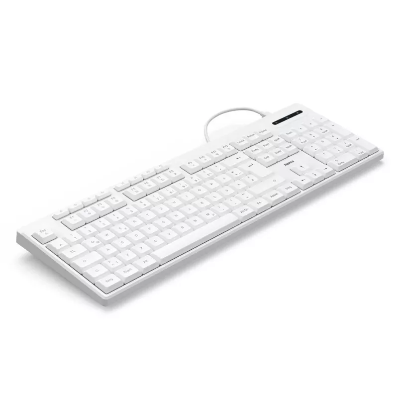 Laidinė klaviatūra Hama CK-200 USB, balta