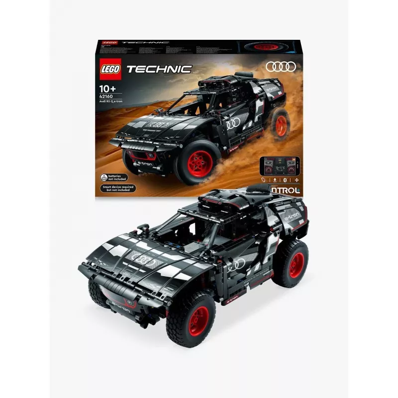 LEGO Technic visureigio modelio rinkinys Audi RS Q e‑tron 42160 — 914 dalių, rekomenduojamas amžius 10+