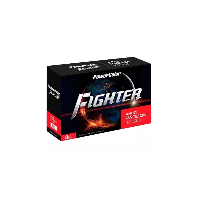 PowerColor Fighter Radeon RX 7600 8GB vaizdo plokštė
