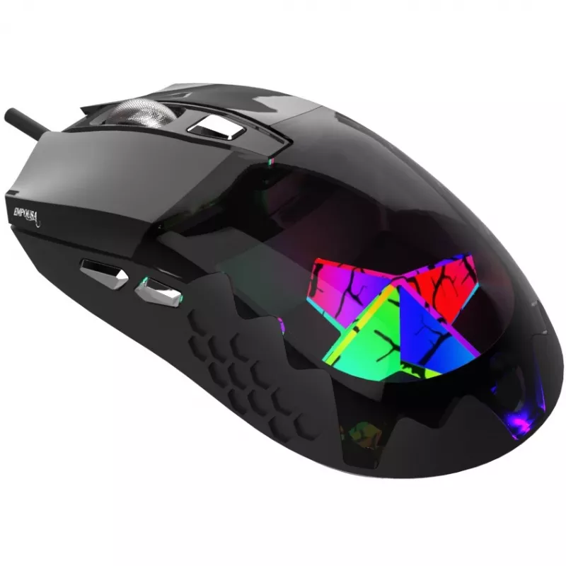 INCA Cian INCA Empousa 3D RGB Led 7200 Dpi Makrokomandų Mygtukų Asmeninė Žaidimų Pelė