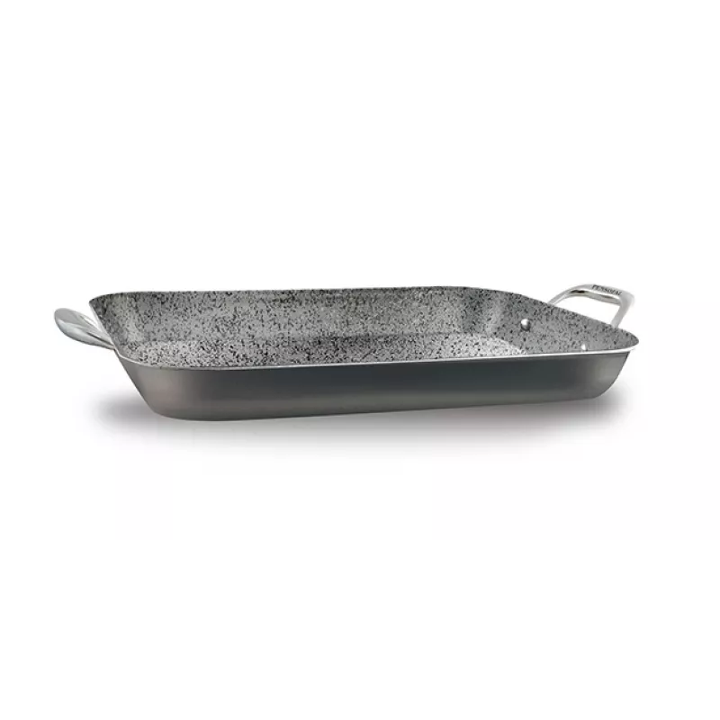 Ketaus kepsnių keptuvė Pensofal Invictum Professional 35x26 cm, briaunuota keptuvė griliui