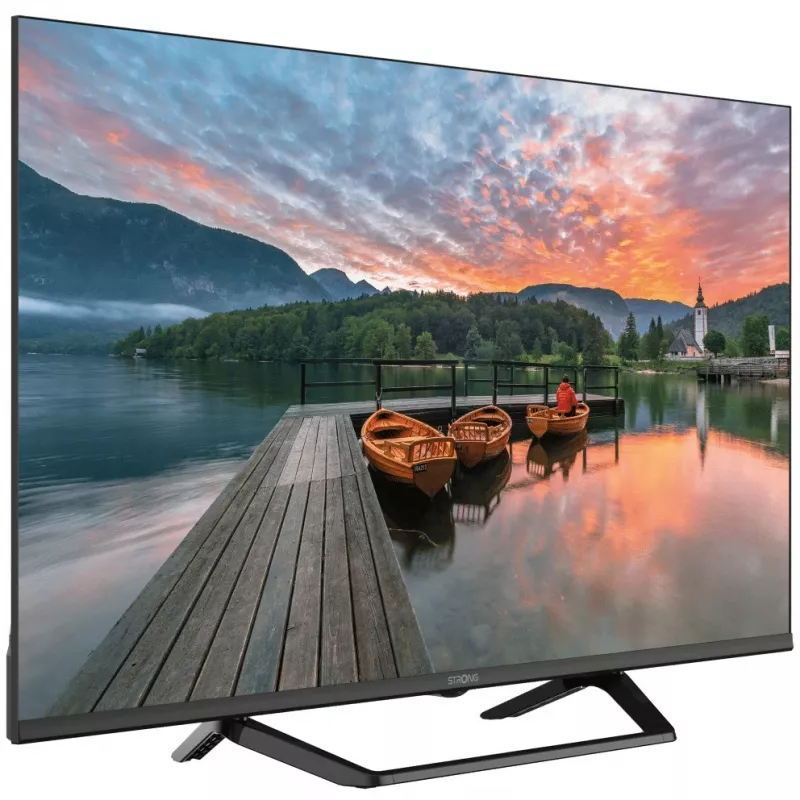 Strong SRT40FG6733C Smart TV - 1.920 x 1.080 pikselių 40 colių HDR10 DVB-S2 HD / DVB-C / DVB-T2 Google TV 3 HDMI įėjimai [Energijos klasė F] (SRT40FG6733C)