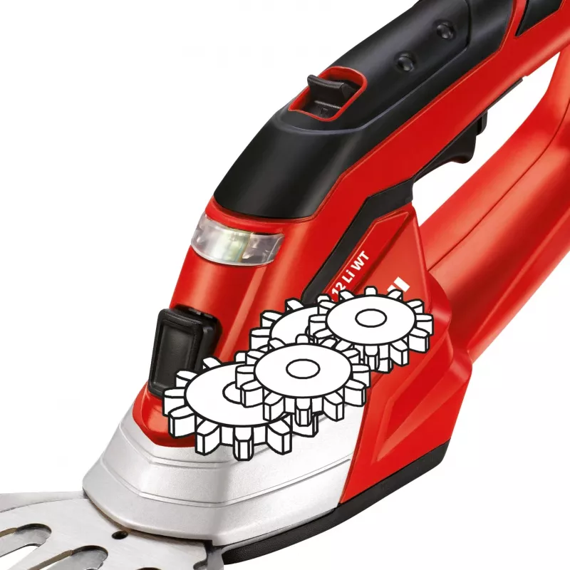 Einhell GE-CG 12 Li belaidės žolės žirklės 12 V ličio jonų (Li-Ion) juodos, raudonos, sidabrinės