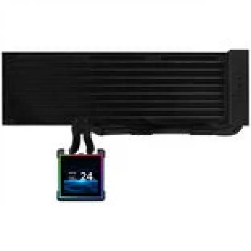 Skysčio aušintuvas „viskas viename“ Lian Li HydroShift II LCD-S 360mm — RGB LCD ekranas, be ventiliatorių