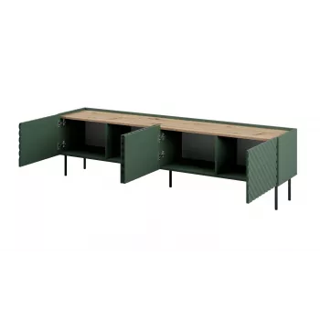 4D RTV spintelė ONDA 200x40xH54.35 žalias (pastatoma arba montuojama ant sienos)