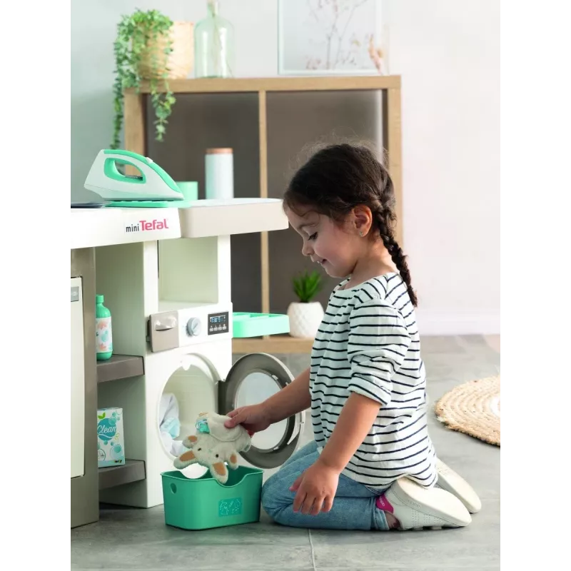 Smoby 311050 žaislinė virtuvėlė su skalbimo zona ir priedais