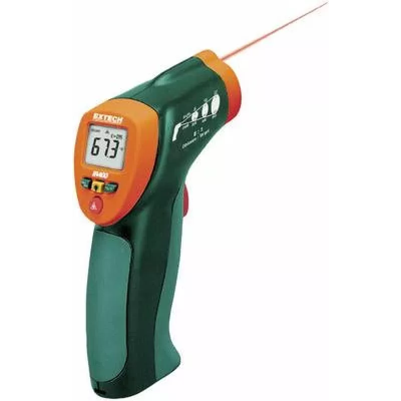 EXTECH IR400 infraraudonųjų spindulių termometras, IR termometras, optika 8:1, matavimo diapazonas -20 iki +332 °C (IR400)
