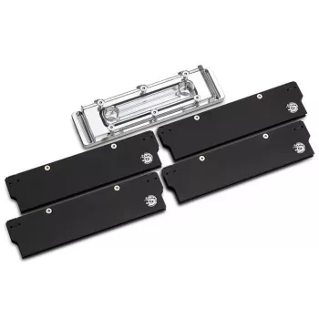 Bitspower Memory Cooler, DDR5, permatomas, dvipusis - 4 DIMMS