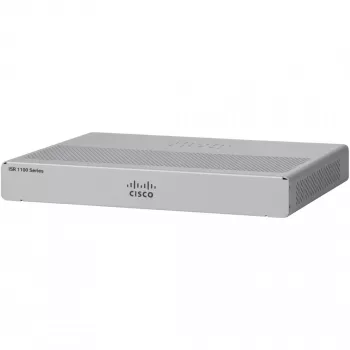 Router Cisco C1101-4P — integruotų paslaugų stalinis maršrutizatorius, 4 Gigabit Ethernet (GbE) prievadai, GE WAN, USB 3+, 1 metų garantija