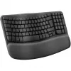 Logitech Wave Keys biuro klaviatūra RF belaidė + Bluetooth QWERTZ vokiška grafito spalvos