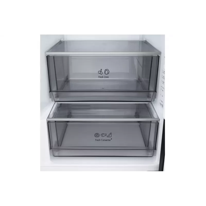 LG GBBSJ1CCEP šaldytuvas-šaldiklis, laisvai pastatomas, 333 L, juodas
