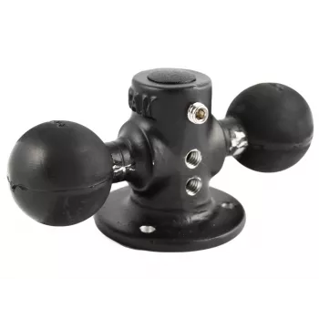 RAM Mounts apvali dviguba rutulinė bazė - C rutulys (1.5 ), polietileniniame maišelyje (RAM-217-1U)