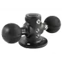 RAM Mounts apvali dviguba rutulinė bazė - C rutulys (1.5 ), polietileniniame maišelyje (RAM-217-1U)