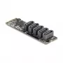 Vidinė SATA adapterio plokštė DELOCK 64241 M.2 (Key B+M) į 5x SATA su JMicron JMB585, LED indikatoriai, skirtas PC