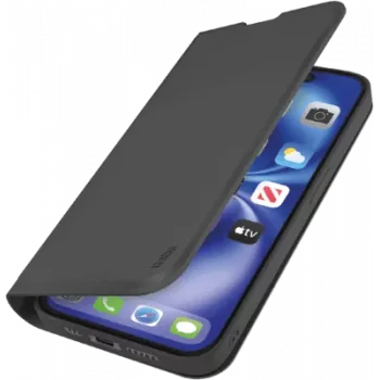 Piniginės stovas SBS TEWALIPSE25K, skirtas iPhone SE 2025 — juodas, piniginė + atramėlė