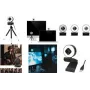 LogiLink UA0384 Webcam LL1 Stream, USB 2.0, HD 1920x1080, 76 laipsnių, juoda (UA0384)