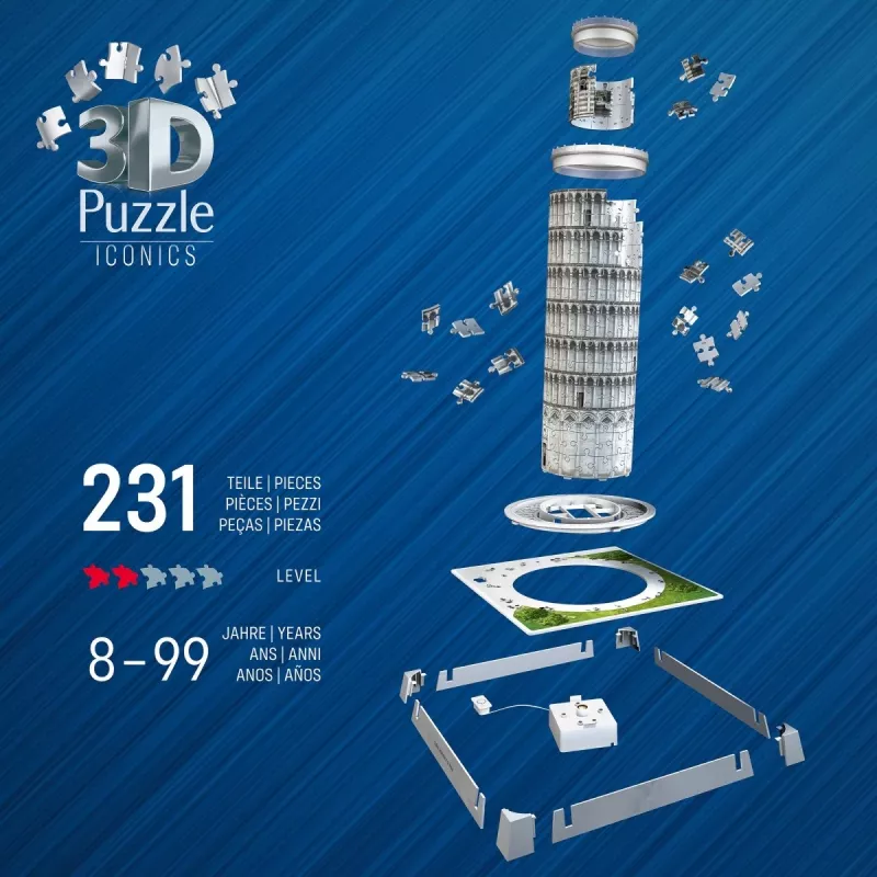 3D dėlionė Ravensburger 12008028 216 dalių Pastatai