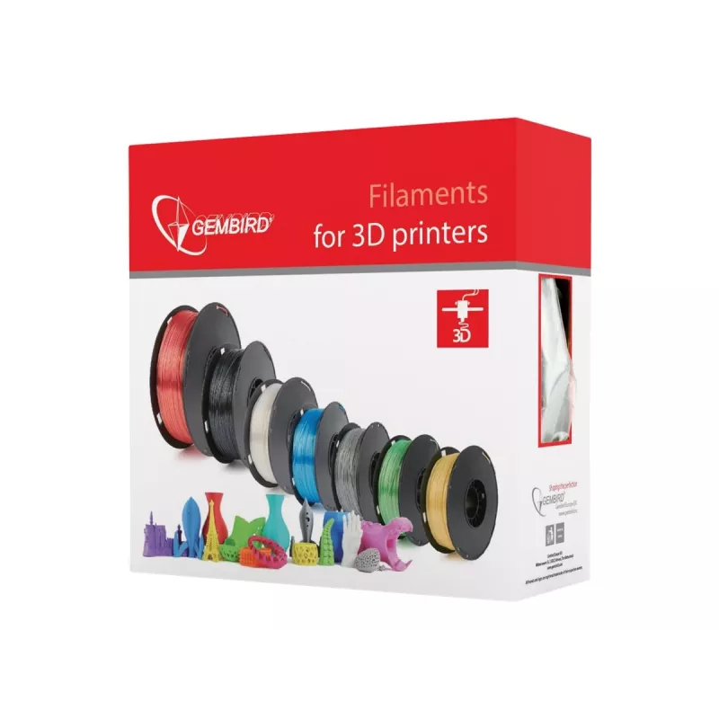 3D spausdinimo medžiaga Gembird 3DP-PLA1.75-02-MAR