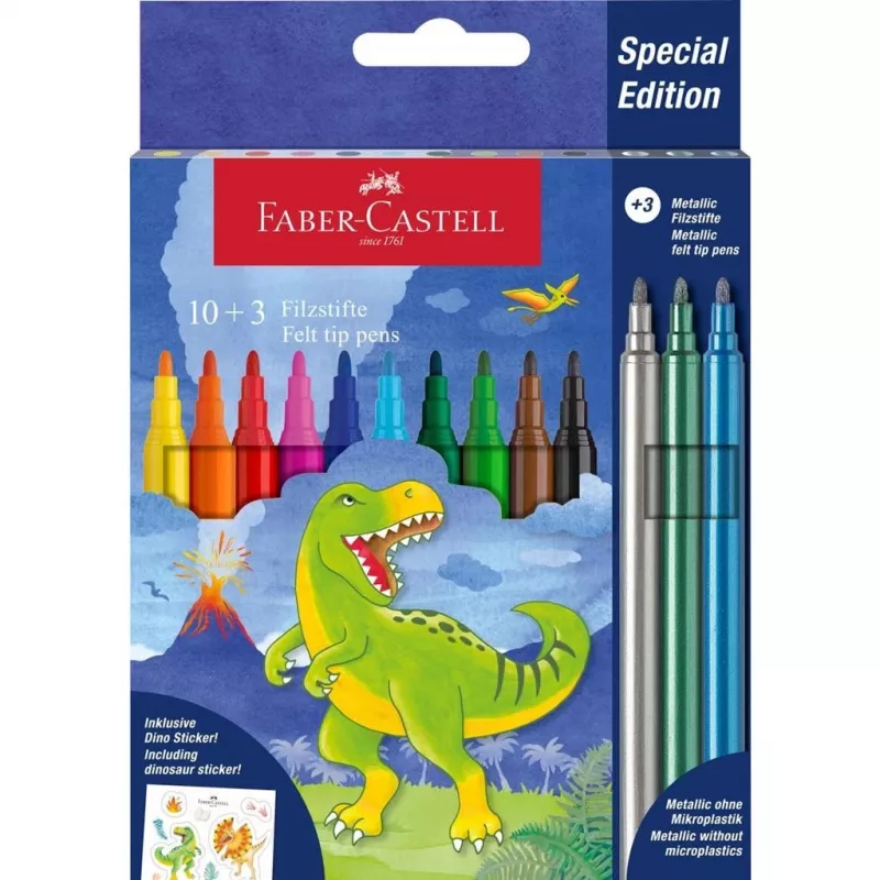 Flomasteriai Faber-Castell 554214 Įvairių spalvų 13 vnt.