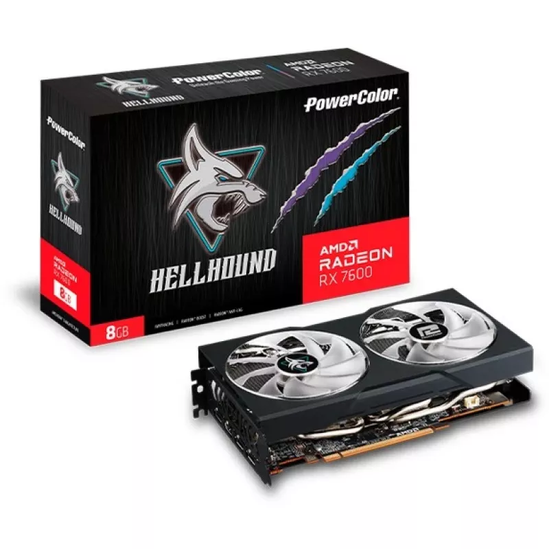 Grafikos plokštė AMD Radeon RX 7600 8 GB GDDR6