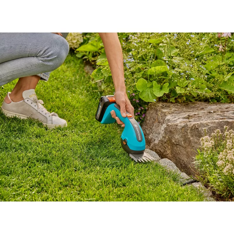 Belaidės žolės žirklės Gardena 14750-30 8 cm 18 V Juoda Žalia
