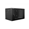 Sieninis stovas LANBERG WF01-6406-10B, 6U, 19 colių, 600×374×450 mm, juodas, 60 kg
