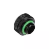 Jungtis BitsPower BP-MBEML14 žalvarinė skysčio aušinimo jungtis, juoda, 14 mm