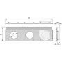 Schroff ventiliatoriaus blokas 84HP 220D CPL. (24572411)