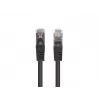 LANBERG Cat6 RJ-45 komutacinis kabelis PCF6-20CC-0200-BK, 2 m, F/UTP, CCA, 250 MHz, 10 Gbit/s, juodas